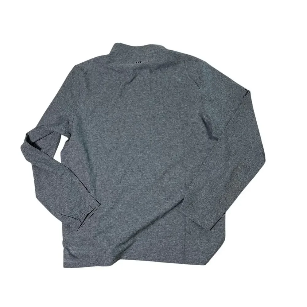 Travis Mathew Quarter Zip Pullover Golf Gray Castlewood L